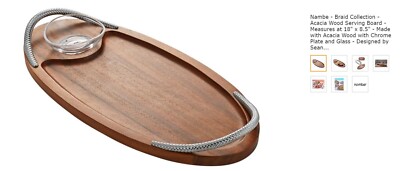 Nambe Braid Chip and Dip Bowl Item model number MT0776