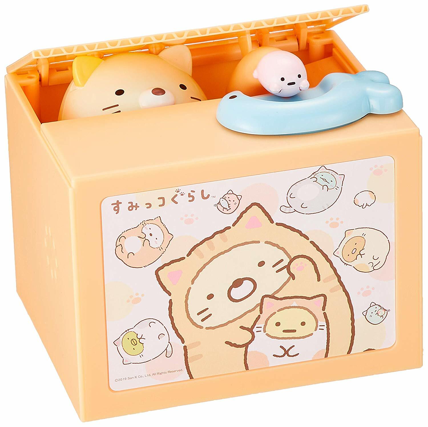 Shine Sumikko Gurashi Piggy Bank Neko Cat From Japan eBay