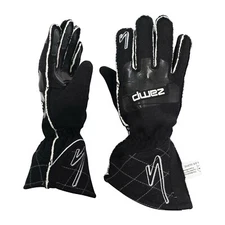 Zamp ZR-50 SFI 3.3/5 Medium Black Race Driving Gloves Auto Racing RG10003M