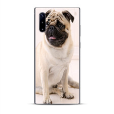 Skins Decal Wrap for Samsung Note 10 Plus Pug Mug, cute pug