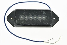 Black P90 High Power Sound Dogear Type BRIDGE Pickup Soapbar Guitar Pickups