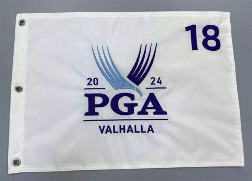 2024 PGA Championship Embroidered Pin Flag Valhalla Golf Club - Picture 3 of 3