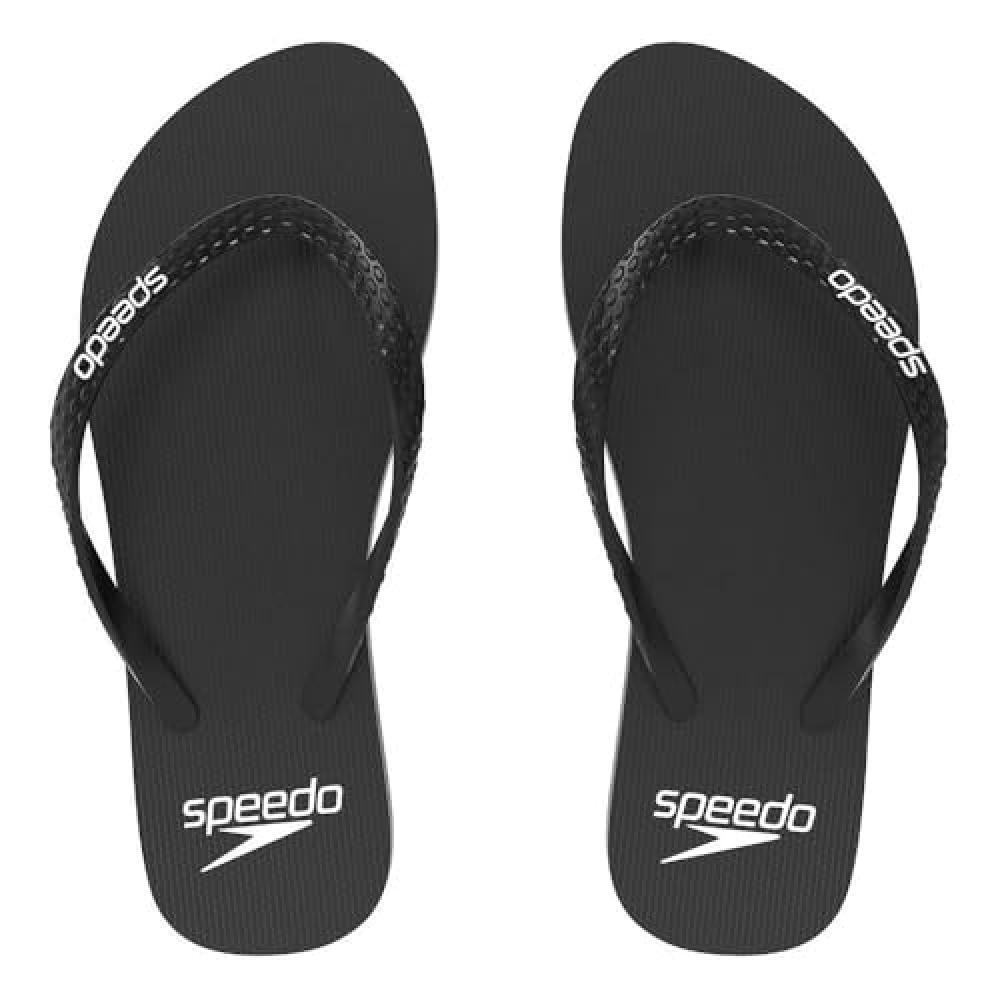 (TG. 39 EU) Speedo Flip Flop, Infradito Donna, Nero, 39 EU - NUOVO