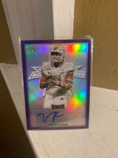 Van Fillinger 2020 Leaf All American Bowl Purple Etch Auto #11/15 Utah