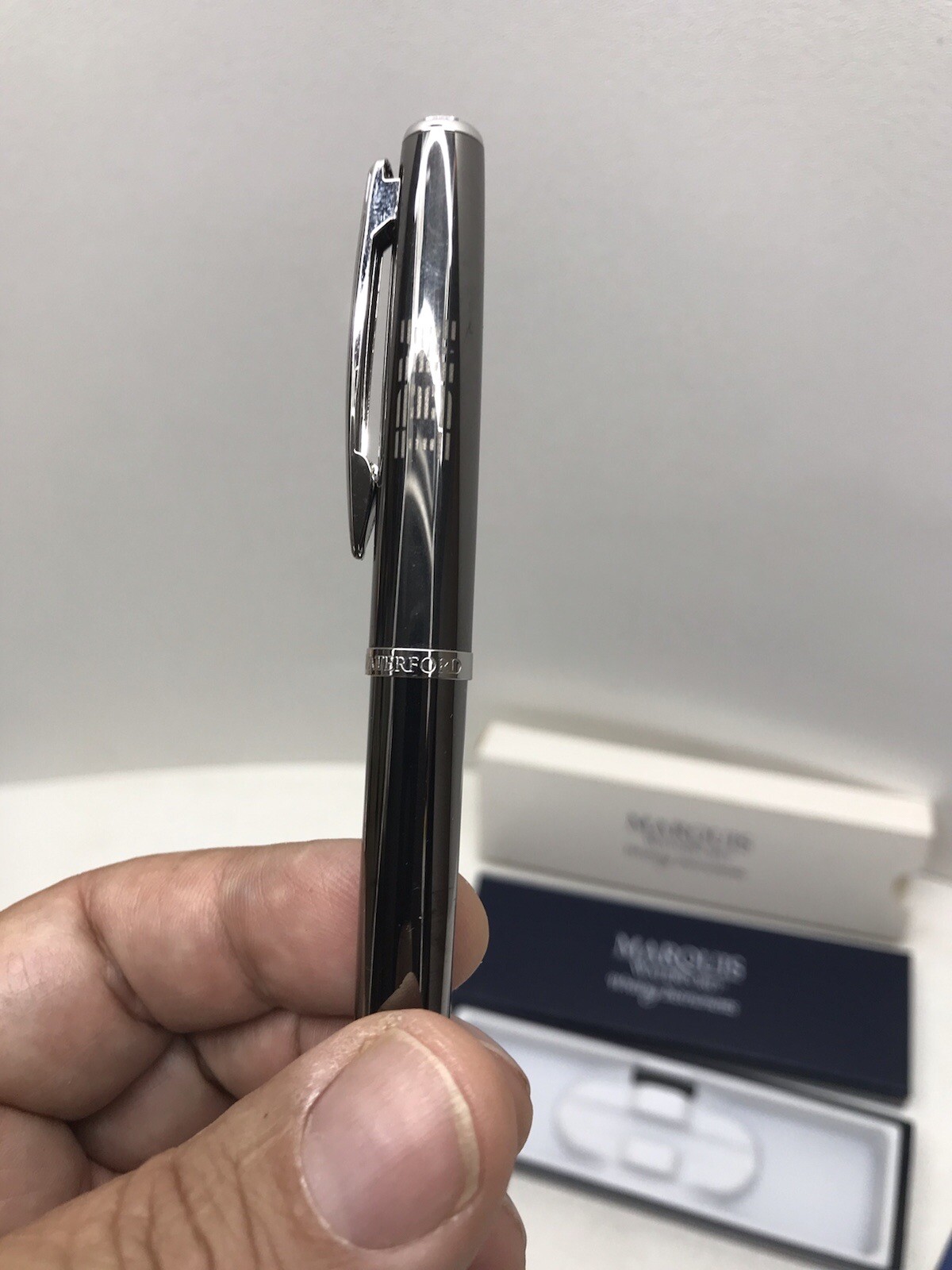 Waterford Marquis Writing Instrument IBM Logo Gun Metal Finish Ball