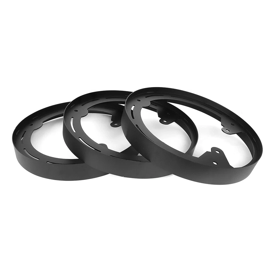 3PCS For Polaris Slingshot LED Wheel Rings Lights DYI Kit Aluminum Black US - Image 4 of 4