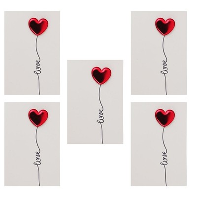5St Liebeskarten Für Paare Herzgrußkarten Grußkarten Zum Valentinstag