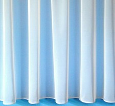 Plain White Weighted Base Lyon Privacy Net Curtain Sold by the Metre 10 Drops