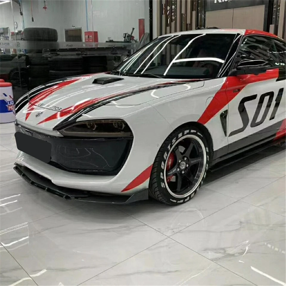 Universal Adjustable Black Fit For Oldsmobile Alero Front Lip Spoiler Splitter Foto 2 de 4