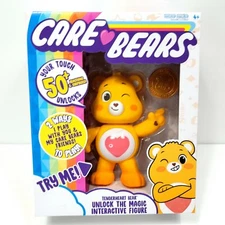 Care Bears Tenderheart Bear 5" Interactive Toy Talking Light up 50+ Reactions