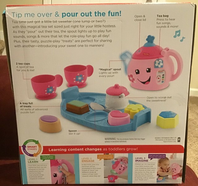 FisherPrice Laugh & Learn Sweet Manners Tea Set with Lights & Sounds