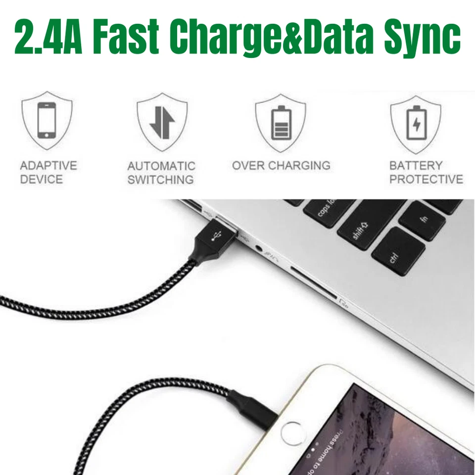Wholesale Bulk 10ft USB C Fast Charger Cable Type C For Samsung S20 S10 Note 10 - Image 3 of 4