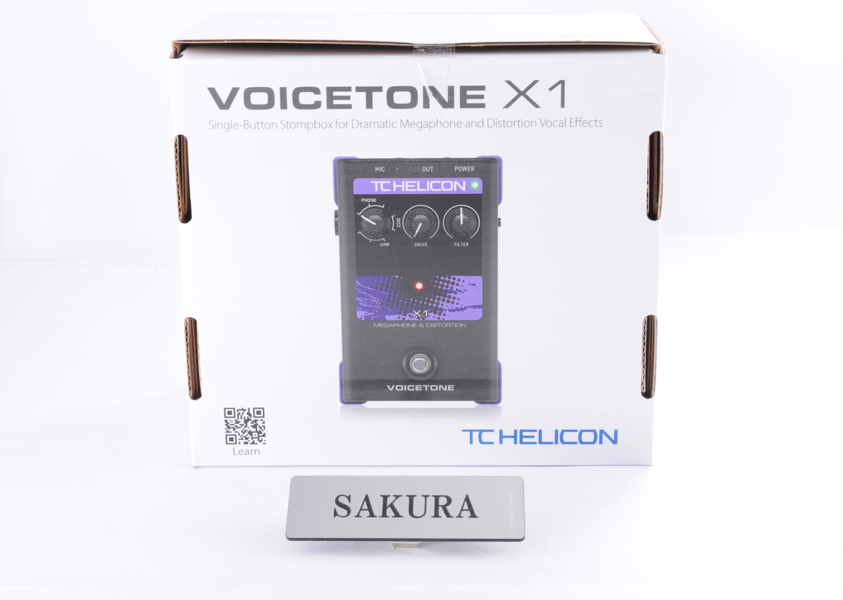Voicetone X1 TC-Helicon Megaphone / Distortion / Amp Vocal Effect