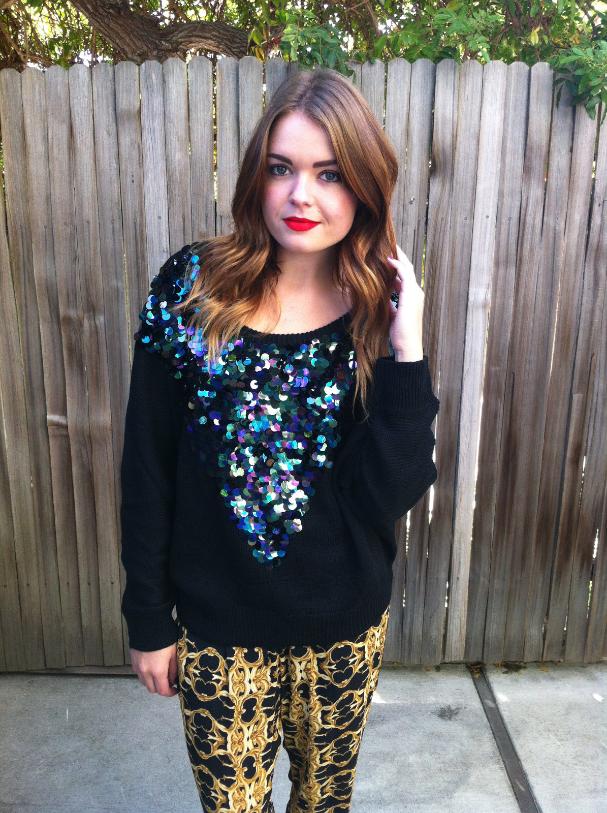 MinkPink Glam Rock Jumper - Black 