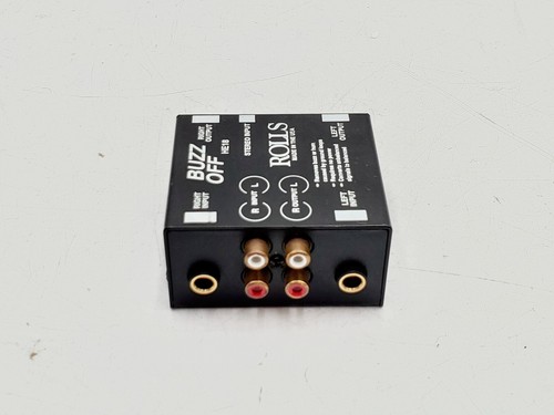 Rolls HE18 Buzz Off Two Channel Audio Hum & Buzz Remover - Picture 3 of 3
