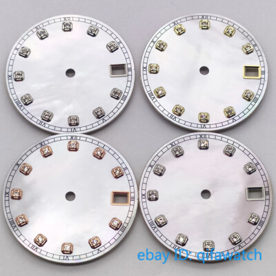 NH35 Dial 28.5mm Watch Dial Diamond Mark Fit NH34 NH35 NH36 Movement Accessories