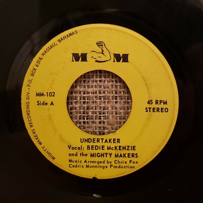 Bedie Mckenzie and The Mighty Makers Rare Island Soul 45 M&M Records 102