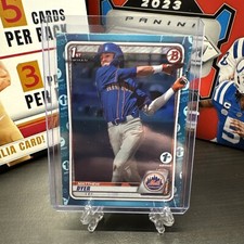 2020 Bowman 1st Edition Draft Matthew Dyer Rookie Sky Blue Foil Refractor