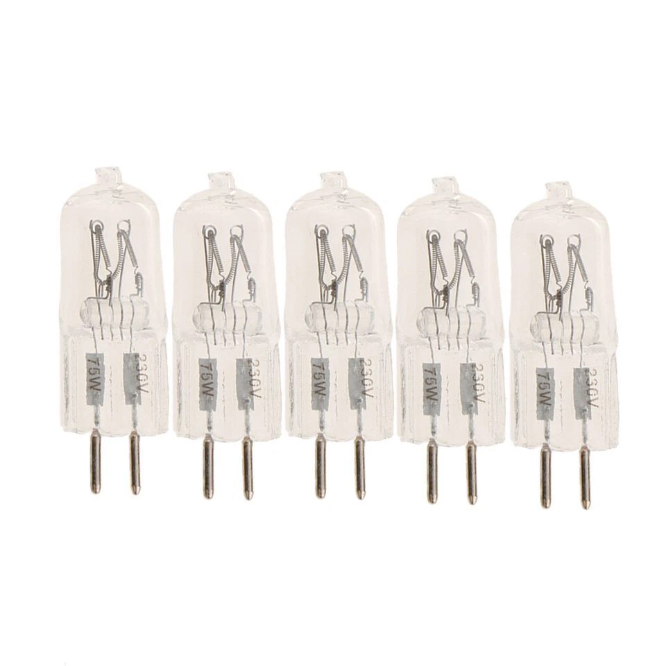 5Pieces Halogen Light Bulb Spotlight Bulb Modeling Light Focus Lamp 75W 230V - Image 3 of 4