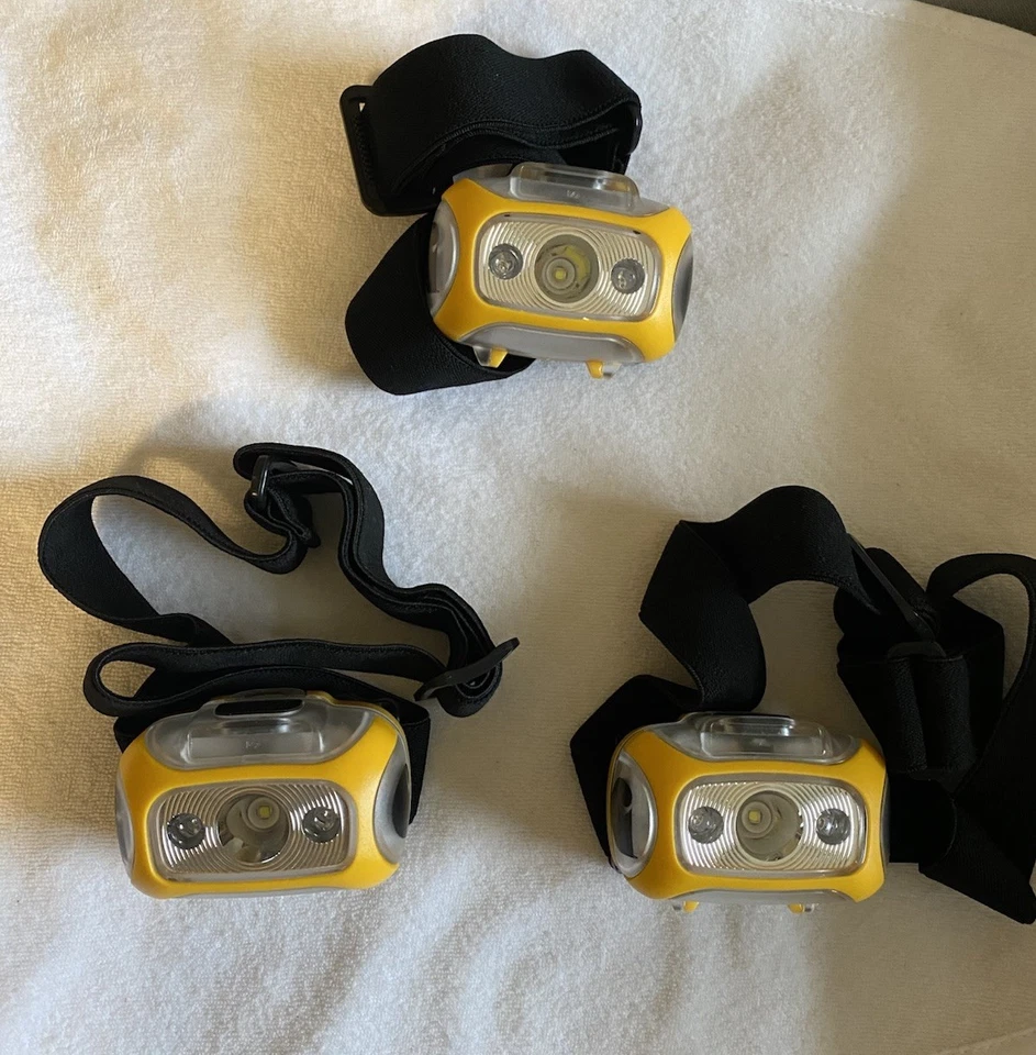 Lot 3 Carhartt Headlamps Headlight Multiple Light Modes, Adjustable Battery Incl - Image 3 of 4