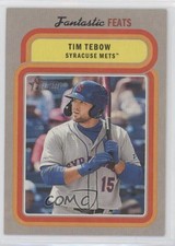 2019 Topps Heritage Minor League Edition Fantastic Feats Tim Tebow #1 ma3