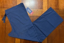 Cherokee Workwear Unisex Drawstring Scrub Pants Medium Short- 4100S NWT Navy