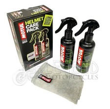 Motul Motorcycle Helmet Cleaner & Visor Care 3 Piece Kit Gift Set M1/M2