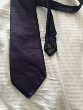 Baulmer Purple Tie Strong Colour.In Good Condition 100% Silk