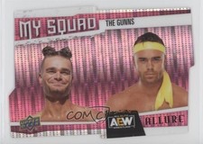 2022 Upper Deck Allure AEW My Squad Pink /100 Austin Gunn Colten The Gunns 0gl1