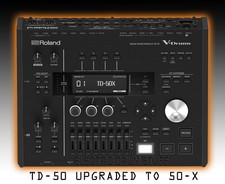 🤖🥁 Roland VDRUMS TD-50 upgraded TD-50X module & mount & CUSTOM KITS E*D*S 🤖🥁