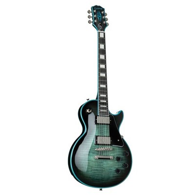 Epiphone Les Paul Custom Widow Indigo Burst - Single Cut E-Gitarre