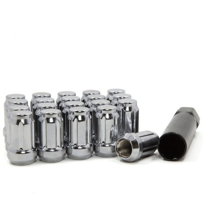Lug Nuts Tuner Spline Acorn 1/2 Chrome 20 Pieces