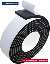 16.4 Feet Foam Weather Stripping Tape,2 Inch W x 1/4 Inch T,High Density Insulat