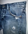 Cult of Individuality Japanese Selvedge Greaser Straight Jeans (30Wx34L) Classic — photo 4