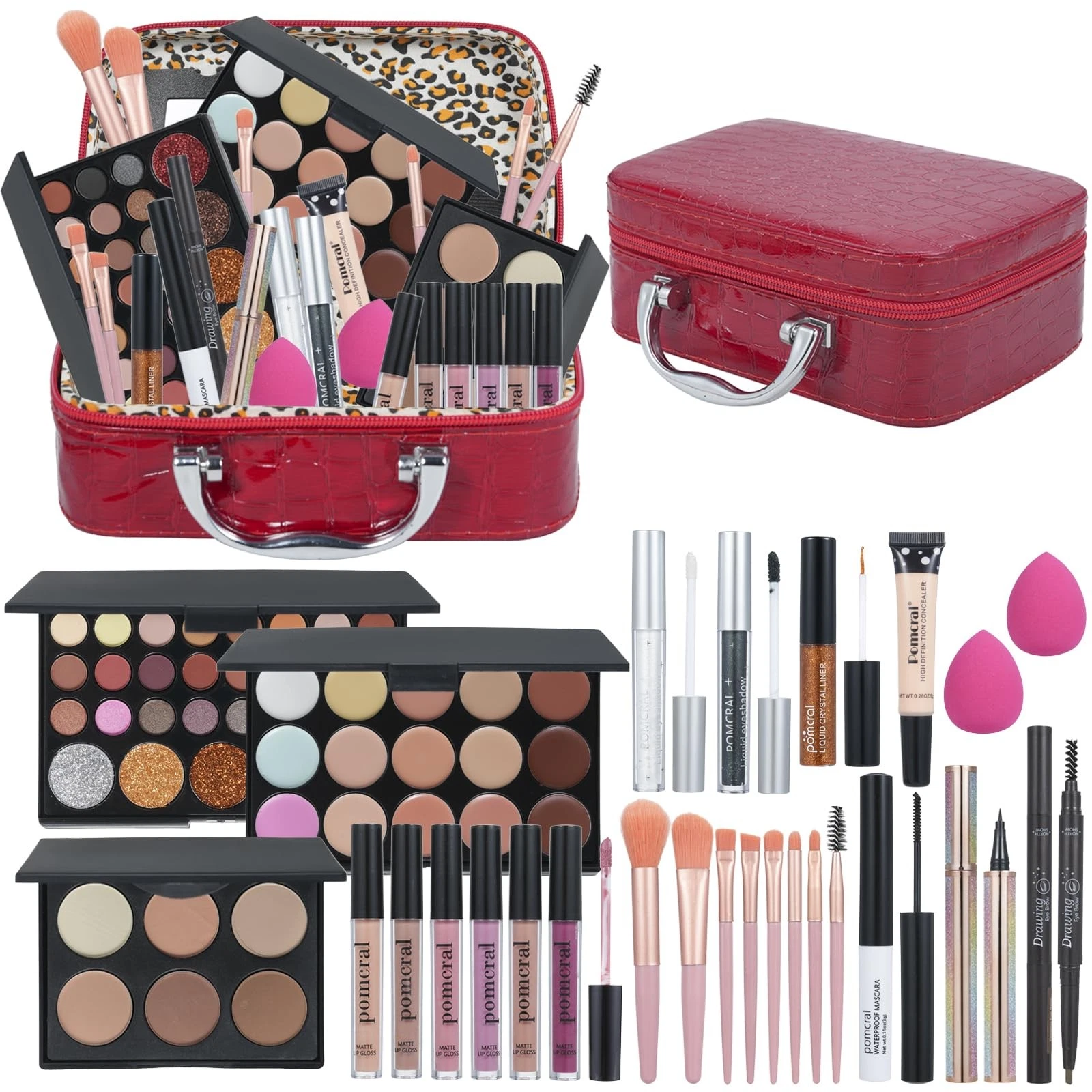 Makeup Kit,Makeup Set For Women Full Kit,Professional Make up Kit pink