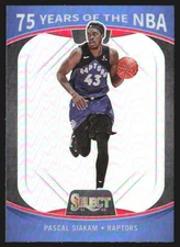 2021-22 Panini Select 75 Years of the NBA Pascal Siakam #58 TS8