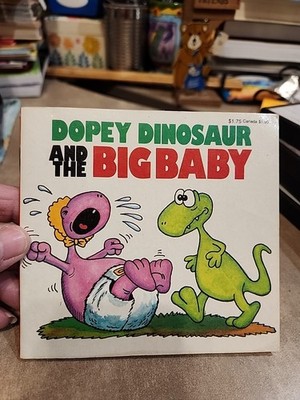 Dopey Dinosaur Book - And The Big Baby 1988 PB Mike Higgs ~P. S. I. & Associates