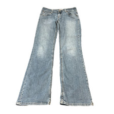 Tommy Hilfiger Sally Womens Jeans Bootcut 32 32 UK 12 Low Rise Light Wash Blue