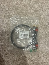 Monoprice RCA Male to Male Gold Plated Audio Cable Black 5346