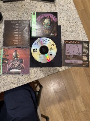 Oddworld: Abe's Exoddus (Sony PlayStation 1) + Abe's Odyssey. Complete CIB. Reg.