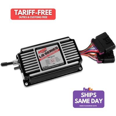Msd Ignition 60143, One Black Aluminum Ignition Controller Fits Gm Ls Series - B
