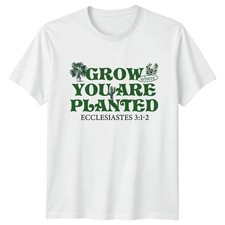 Image of Grow Where You Are Planted Womens T-Shirt Indoor Plants Gardening Gift For Her