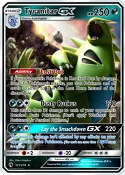 Tyranitar GX 121/214 Lost Thunder Ultra Rare Holo