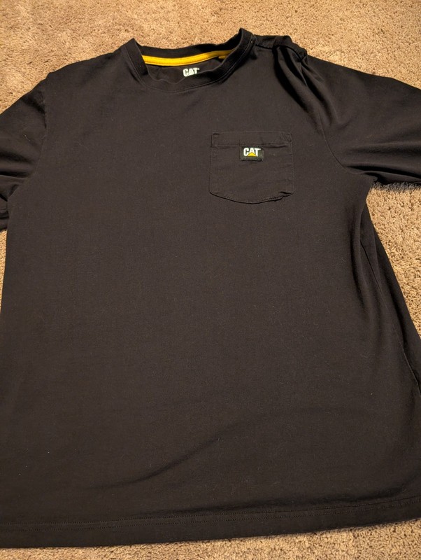 Unisex CAT Long Sleeve Shirt Size Medium