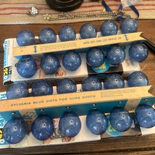 Sylvania Blue Dot Flashbulbs Press 25B 24 Bulbs 2-12 Packs Vintage Camera Bulbs