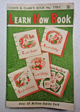 Vintage 1975 Learn How Book 170-C Crochet Knitting Tatting Embroidery Booklet