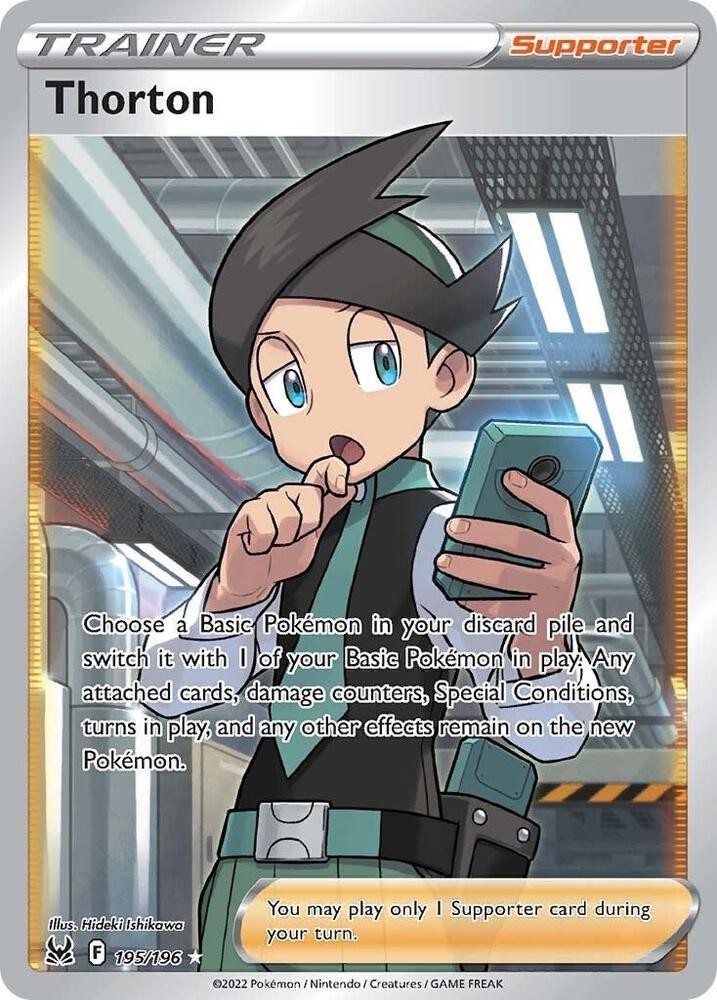 Thorton (Full Art) 195/196 Swsh11: Lost Origin Holo