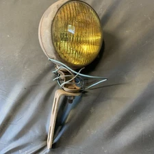 Vintage Yellow Fog Lamp Light Gasser Muscle Car Parts Mopar Ford GM UNTESTED