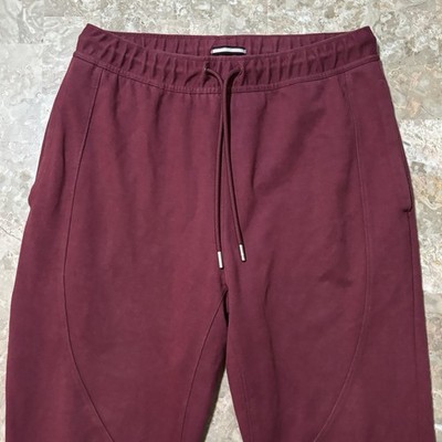 Nike Jordan Joggers Mens Medium Red Sweatpants Warmup Fleece Essentials DJ0881