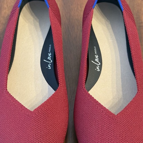 Rothy’s High Point Autumn Red Size 10 Women’s Heeled Shoes InLove Insoles - Picture 4 of 11